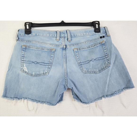 Lucky Brand ~Woman Size 6/28~ Blue Denim Laguna Short Distressed Shorts. - Picture 3 of 12